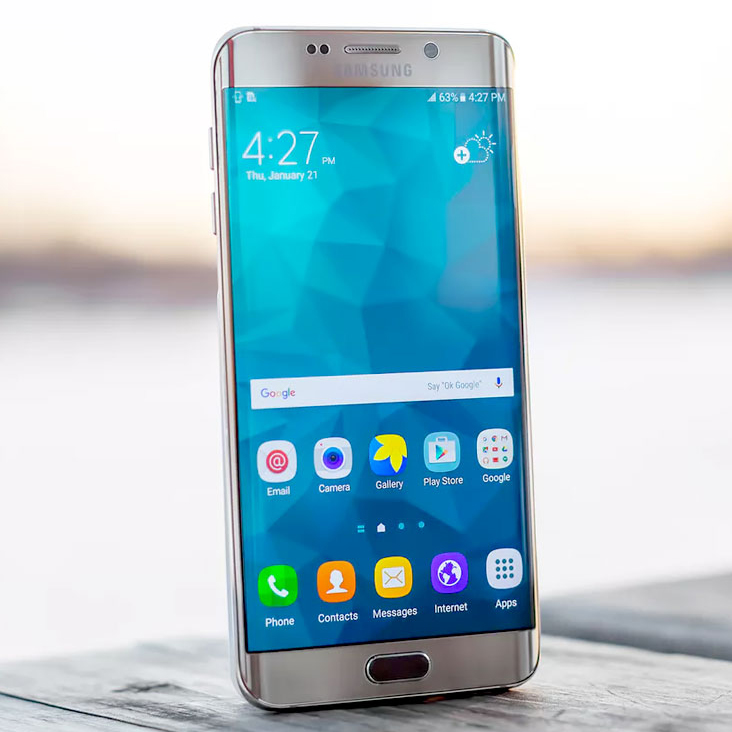 Samsung - Galaxy S6 Edge Plus 4g LTE with 32gb Memory Cell Phone