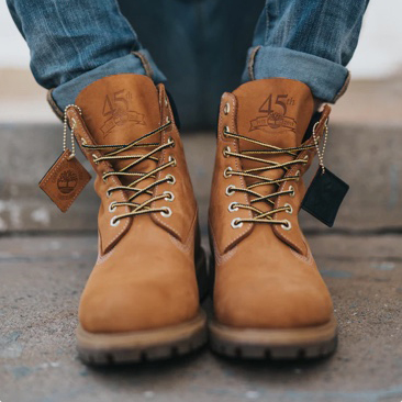 Lace-Up Boots in Light Brown