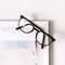 Square Glasses in Black with Clear Lens